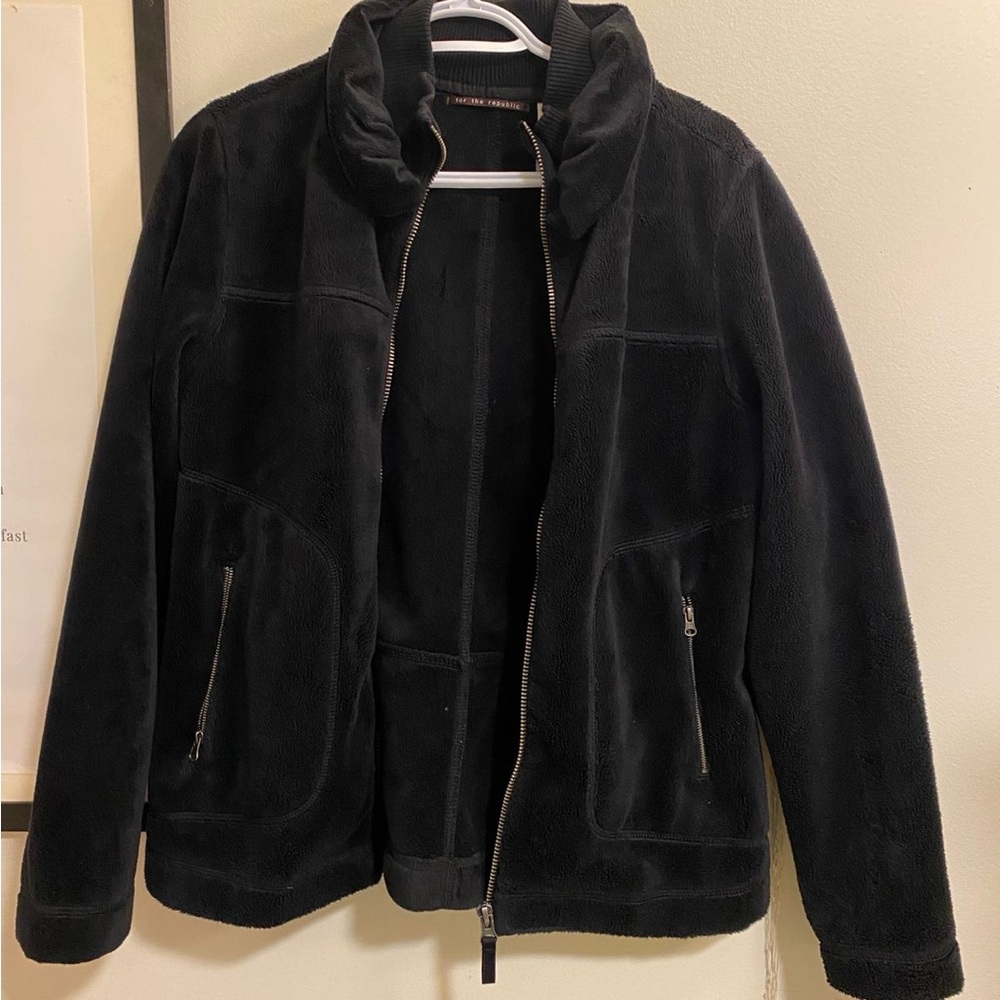 For The Republic Black Lightweight Jacket